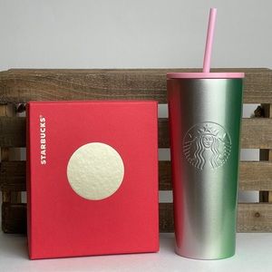 STARBUCKS Stainless Steel Pink Gradient Tumbler